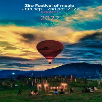 Camping in Ziro Festival of Music for 5D/4N