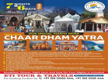 Char Dham Yatra 6 Nights - 7 Days