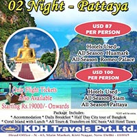 Amazing Thailand Just at USD 87 Per Person