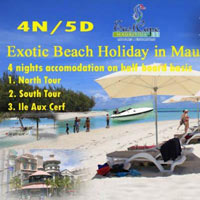 Exotic Beach Holiday Package in Mauritius