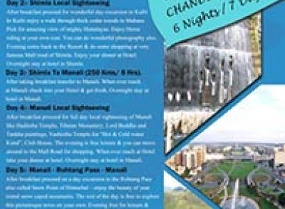 Shimla - Manali - Chandigarh Tour 