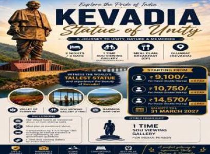 2 Nights 3 Days Kevadiya Tour Package