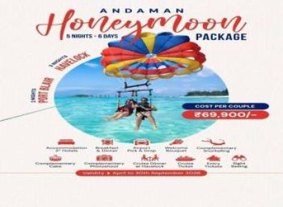 5 Nights 6 Days Andaman Honeymoon Tour Package