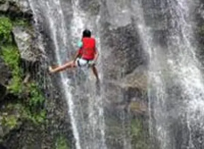 Waterfall Rappelling at Kondana CavesKarjat Tour