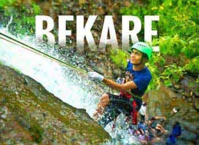Waterfall Rappelling at Bekare Waterfall Bhivpuri Tour