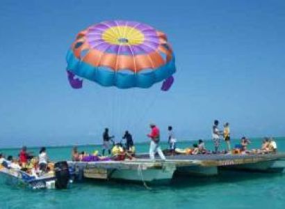 The Gorgeous Ile aux Cerfs: Speed boat, GRSE, Parasailing, Undersea Walk, Tube Riding