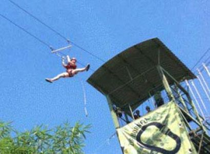 1 Day Kiulu Water Rafting and Jungle Zipline Trip