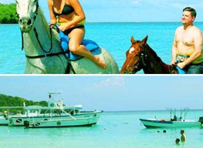 Horse Back Ridding & West Bay Beach Tour