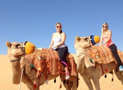 Camel Trekking Abu Dhabi with Animal Farm Visit Package