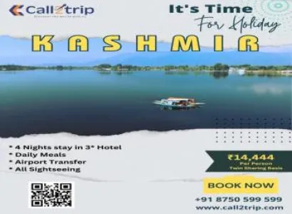 Heavenly Kashmir 4 Nights 5 Days Honeymoon Tour Package