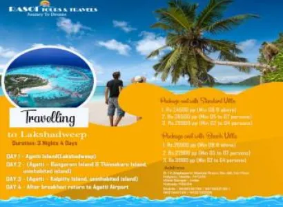 Lakshadweep Package Tour from Kolkata