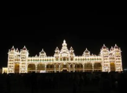 Srirangapatna-Mysore Palace-St.Philomina's Church-Chamundi Hills-Zoo-Brindavan Gardens