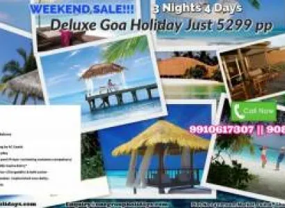 Deluxe 3Nights 4 Days Goa Holidays