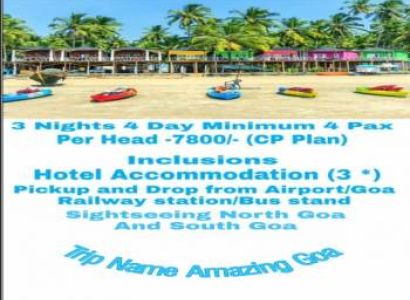 3 Nights 4 Day Goa Tour
