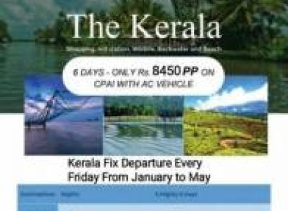 Kerala Package ( 5n-6d)- Group Departures (every Friday)