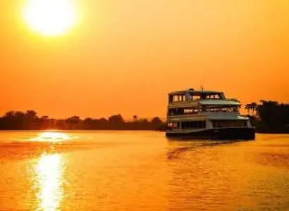 Sunset Boat Cruise On The Zambezi River