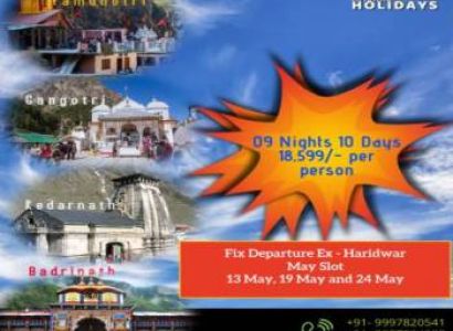 Chardham Yatra Fix Departure 9 Nights 10 days