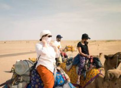 Camel Safari With Sunset View