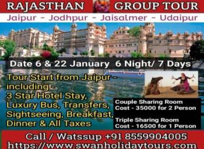 6 Night 7 Days Rajasthan Group Tour