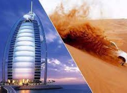 Half Day Dubai City Tour + Evening Desert Safari with BBQ Dinner-(Combo Offer)