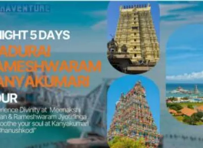 4 Night 5 Days Madurai - Rameshwaram - Kanyakumari Tour