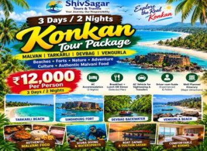 3 Days 2 Nights Konkan Tour Package – Malvan Tarkarli Devbag Vengurla