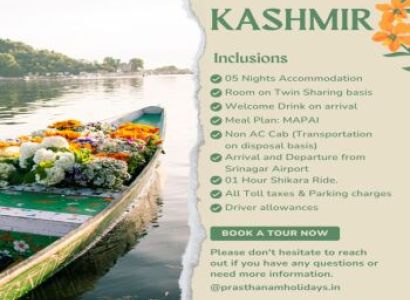 5 Nights / 6 Days Kashmir Tour Package