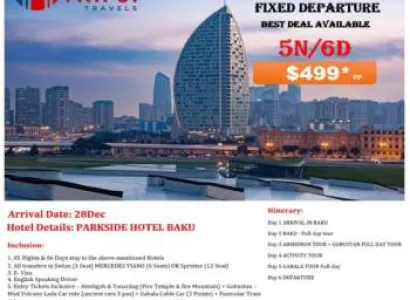 Azerbaijan Program 5 Nights/ 6 Days