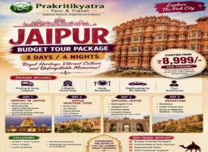 Jaipur Budget Tour Package 3 Nights 4 Days | Cheap Jaipur Trip with Sightseeing