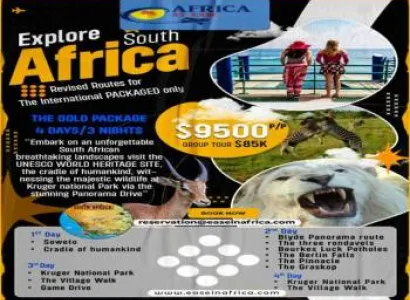 4 days/3 nights South Africa Tour