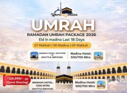 Last 18 Days Ramadan Umrah Package 2026