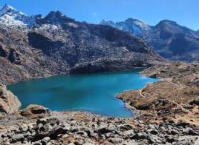 Holy Gosaikunda lake yoga trek in Nepal