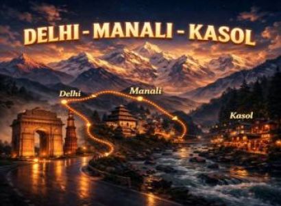 Delhi Manali Kasol By Cab