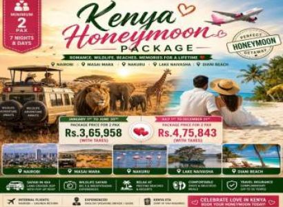 Kenya Honeymoon Package 7 Night - 8 Days