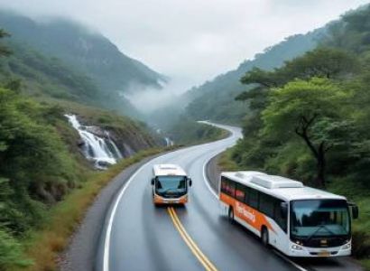 Theni to Kodaikanal & Poombarai 53-Seater Luxury Bus Tour (2D/1N)