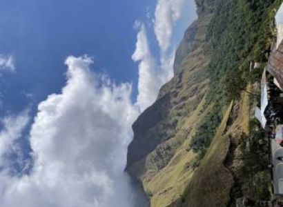 Tiu Kelep Waterfall and Sembalun View
