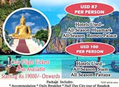 Amazing Thailand Just at USD 87 Per Person