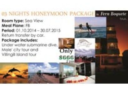 03 Nights Honeymoon package Honeymoon package