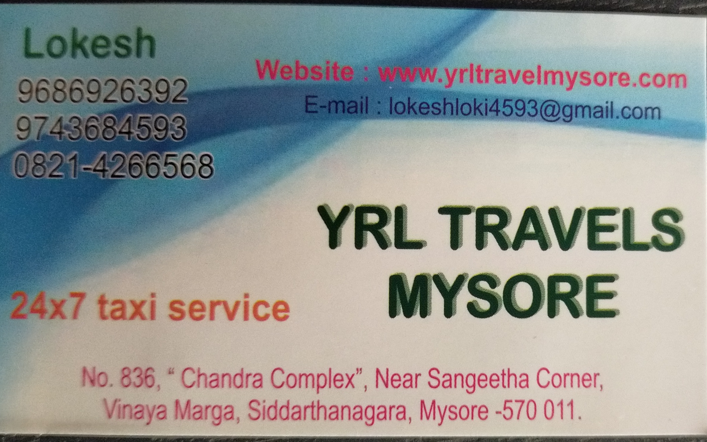 YRL Travels Mysore